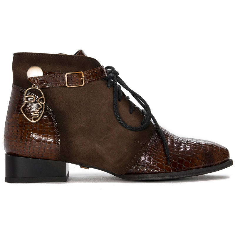 Maciejka 5743A-02/00-7 Women's Brown Leather Boots