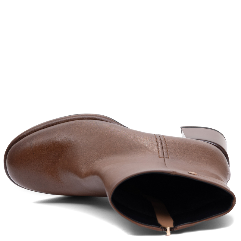 Maciejka Women's Leather Block Heel Ankle Boots Insulated Brown K7753-29/00-7
