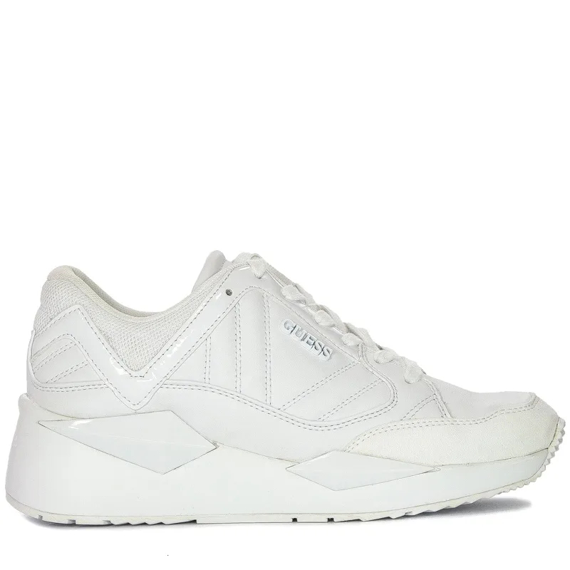 Sneakersy Guess FL7TRS ELE12 TRAVES White Białe
