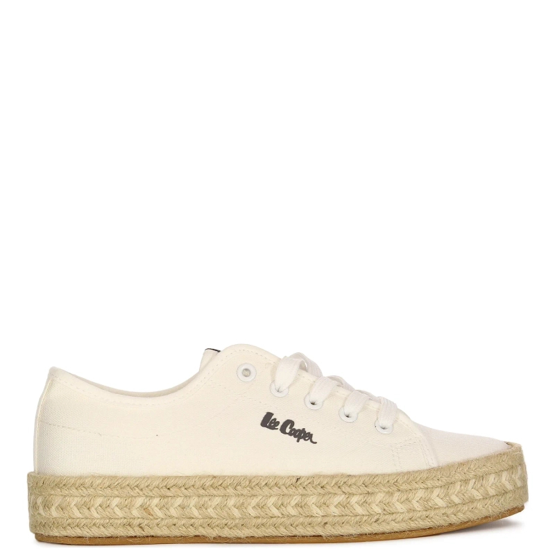 Lee Cooper Półbuty Damskie Białe