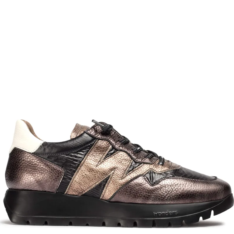 Wonders Women's Leather Half Shoes Elvin Plomo