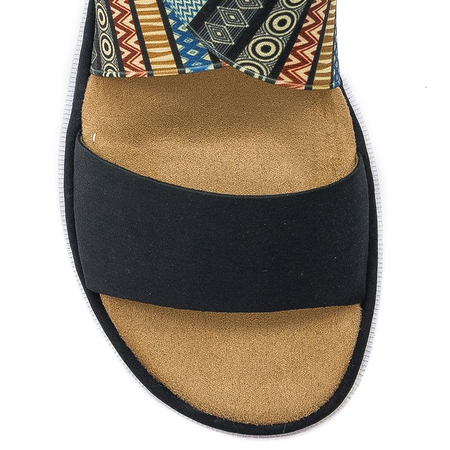 Rieker V44G8-14 Pazifik/Multiprint Navy Sandals