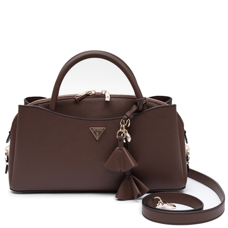 Guess Zadra Torebka Klasyczna Kuferek Brązowa HWZG2227050-BROWN