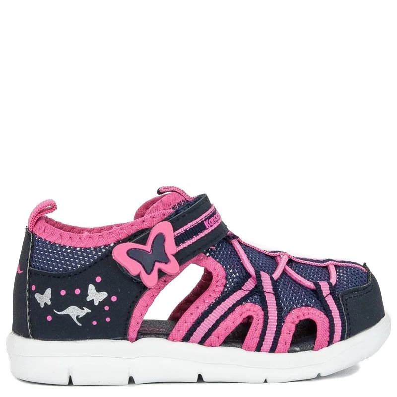 Kangaroos Buty dziecięce dziewczęce DK Navy Fandango Pink