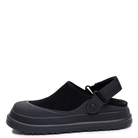 UGG Women's Suede Platform Clogs Black 1180256-BLK