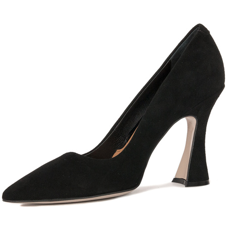 Visconi Black velor leather women's Pumps