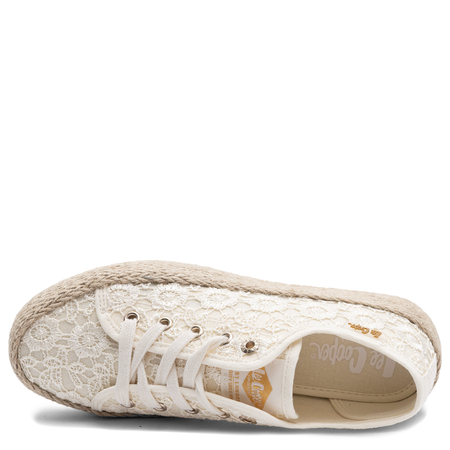Lee Cooper Lace Platform Espadrille Sneakers Beige LCW-26-31-4328L