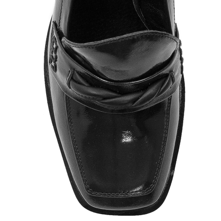 Maciejka Women's Patent Leather Heeled Shoes Black 05672-01/00-1