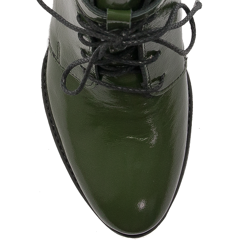 Maciejka 5743A-45/00-7 Women's Green Leather Boots