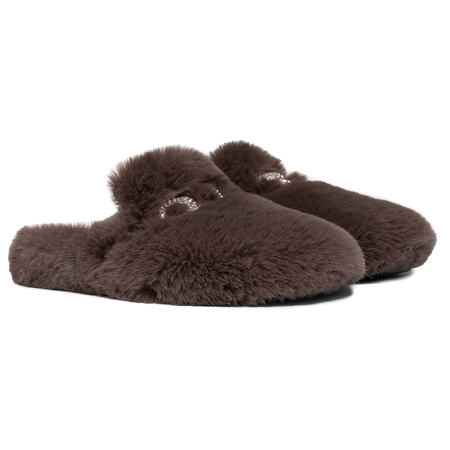 Macarena Taupe Home Slippers
