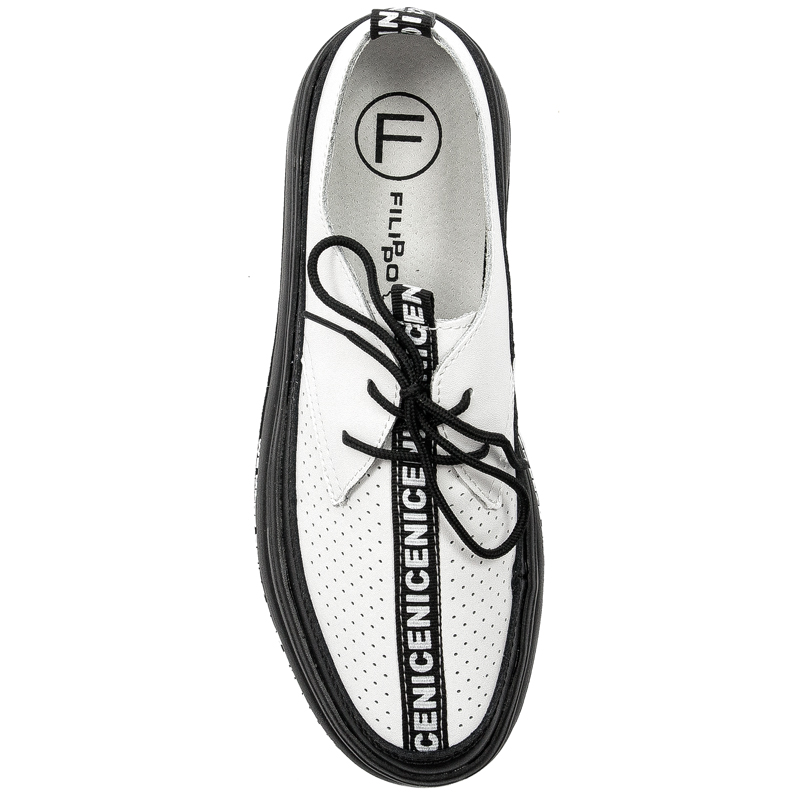 Filippo Women's White Lether shoes