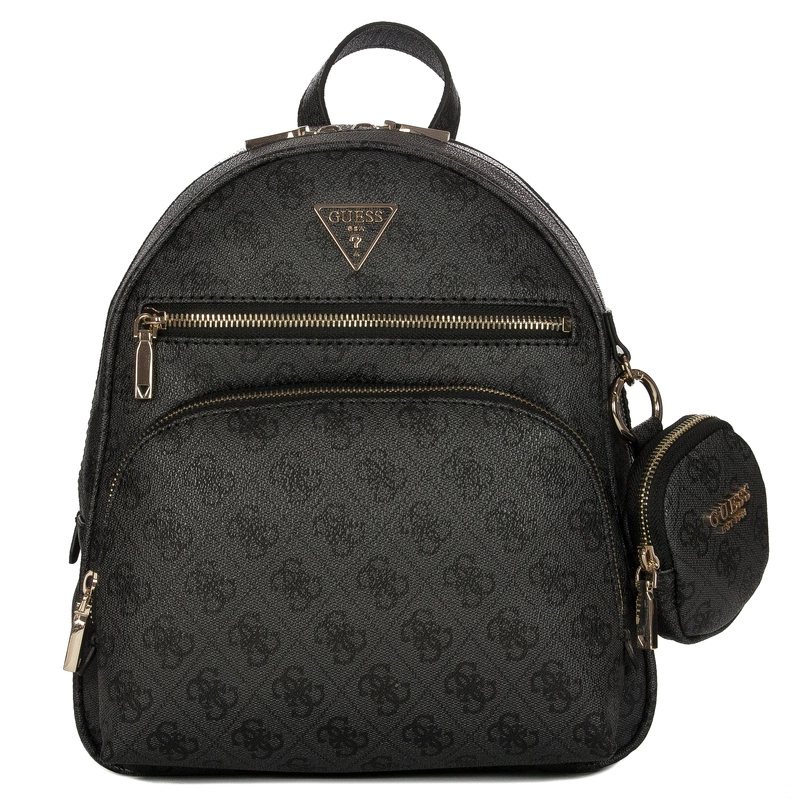 Guess Women's Backpack with Logo Gray SL712435-COAL LOGO