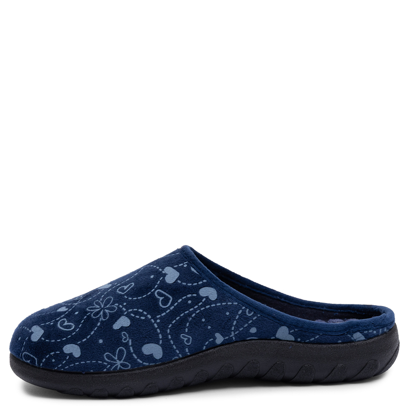 Inblu Women's Comfortable Home Slippers Textile Slip-On Navy ET000041
