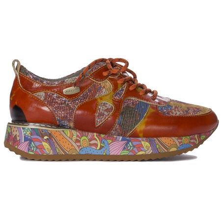 Laura Vita Women's Leather Low Shoes Delphine 47 Orange