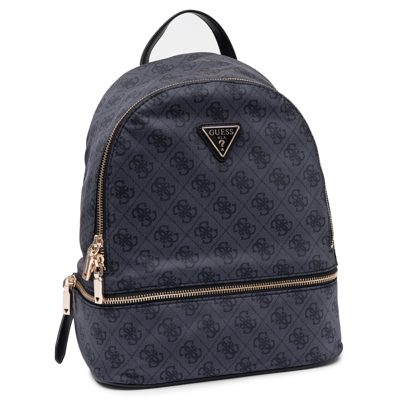 Guess Adrian Plecak Miejski Z Monogramem Czarny TWNB2168030-BLACK