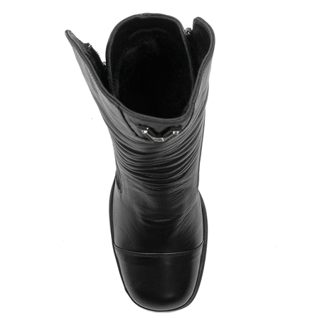 Boccato Women's Leather Boots warmed Black