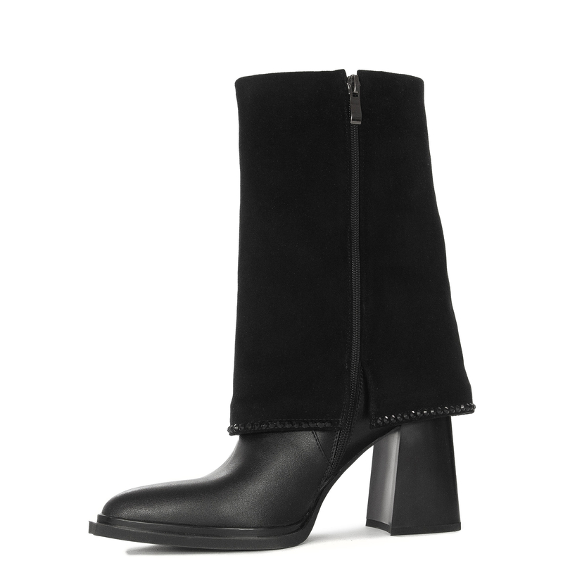 Maciejka Block-Heel Ankle Boots Leather Black K7206-01/00-8