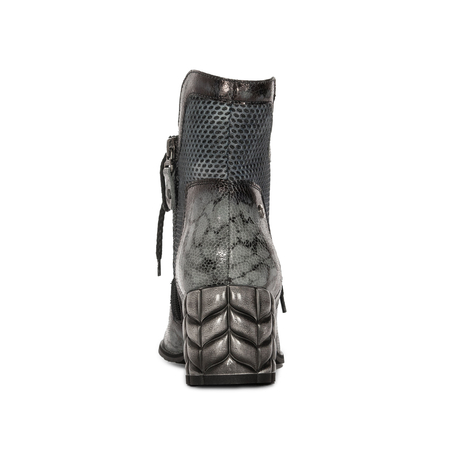 Maciejka Women's Leather Boots Ash White