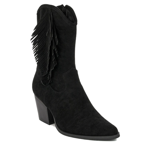 S.Barski Women's black insulated boots