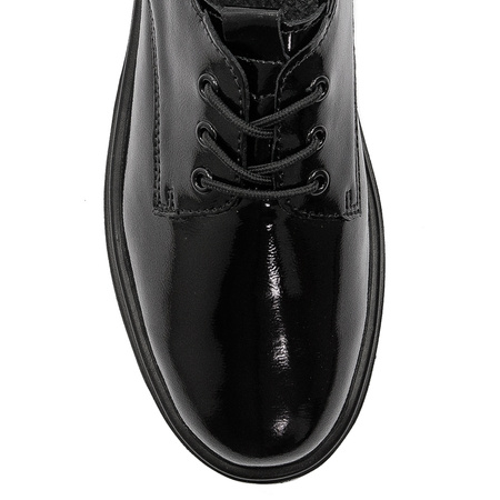 Filippo DP4729/23 BK L Black Pattent women's Low Shoes