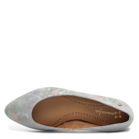 Maciejka Leather Slip-On Ballet Flats Pastel Green 4100W-18/00-8