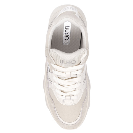 Liu Jo Sneakersy Platformowe Półbuty Beżowy BF5061-PO304-MILK