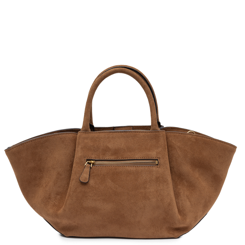 Guess Sestri Classic Women's Tote Bag Large A4 Suede Cognac Brown HWSG2237060-COGNAC   
