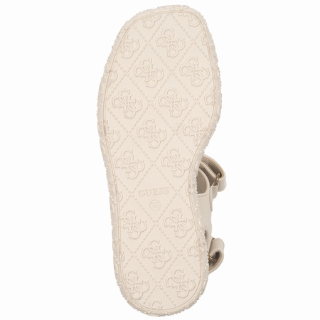 Guess Women Sandals On Platform Beige