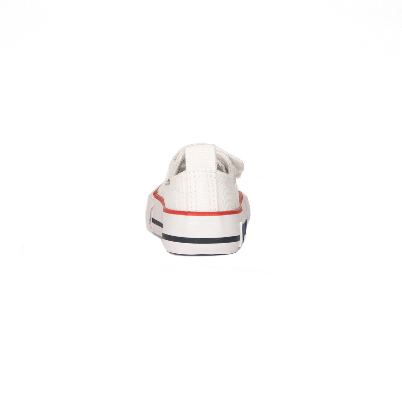 Big Star White children's sneakers with velcro