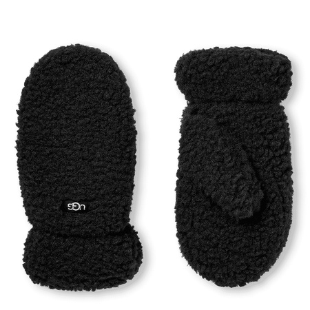 Ugg Children's Gloves Uggfluff Mitten Black