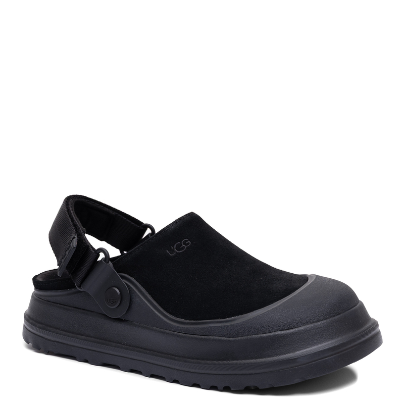 UGG Women's Suede Platform Clogs Black 1180256-BLK