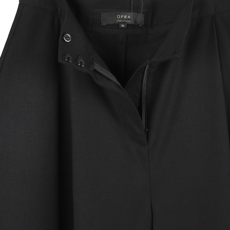 Opra Spodnie Damskie Baha Black Very High Waist Pants