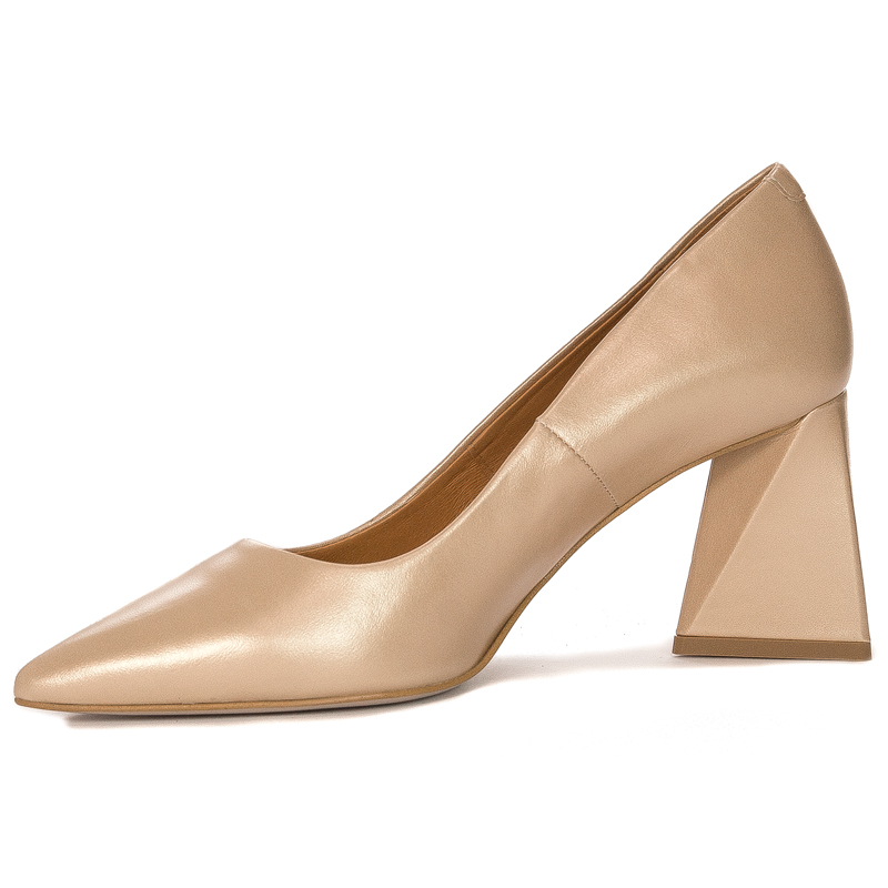 Visconi Casmir Gold leather women's Pumps