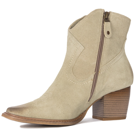 Maciejka pistachio velor Women's Boots