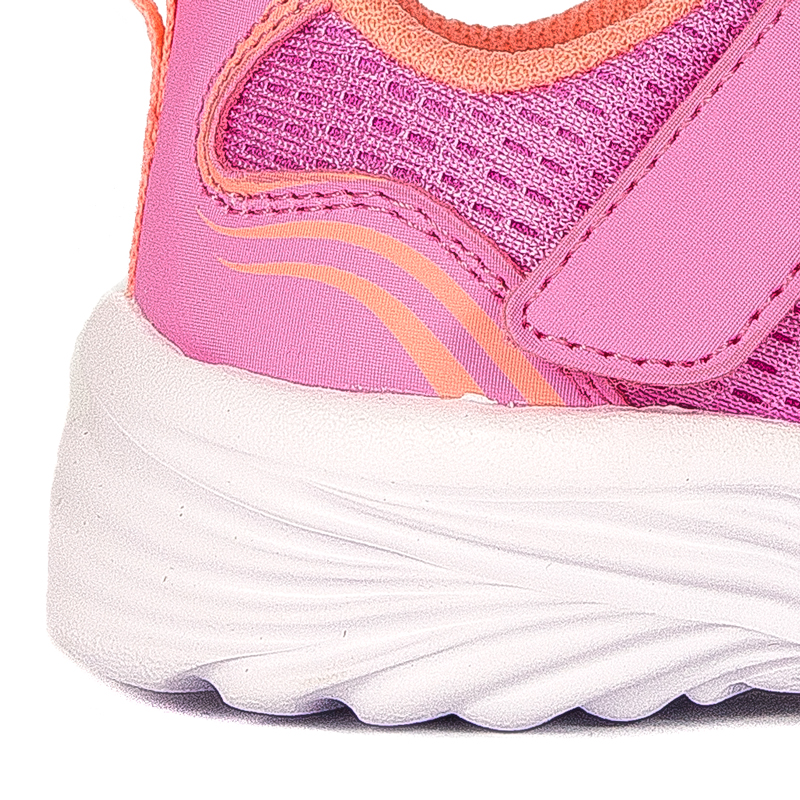 Skechers Sneakersy Dziewczęce Różowe Pomarańczowe