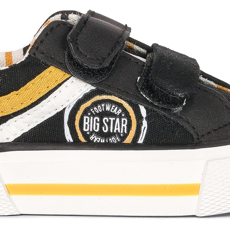 Trampki dziecięce Big Star na rzepy czarne Black
