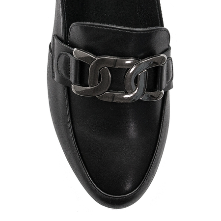Women's Loafers Shoes Sergio Leone Black