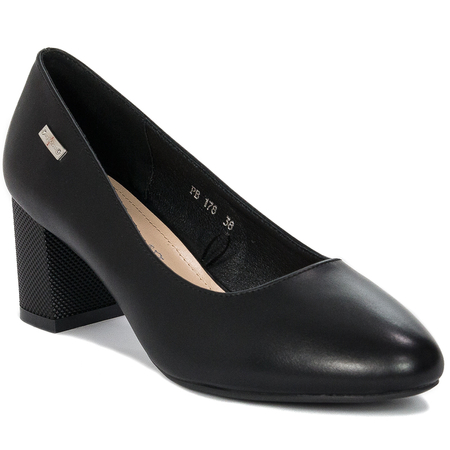 Sergio Leone PB178 Black PU Pumps