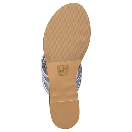 Laura Biagiotti Women Sandals On Heel Blue