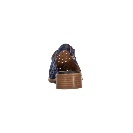 Maciejka Women's Dark Blue Half Shoes
