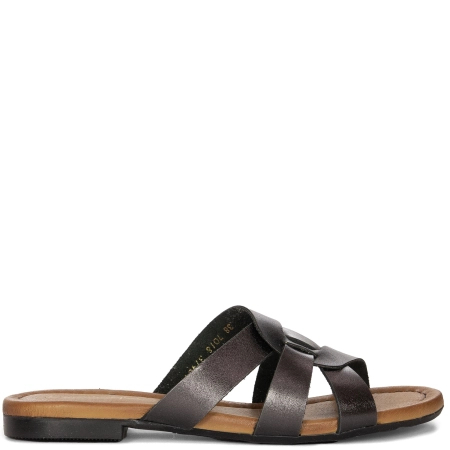 Maciejka Black Women's Slides