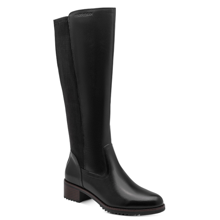 Marco Tozzi Comfortable, Warm, Flexible Over-the-Knee Boots, Black, 2-25507-47-001