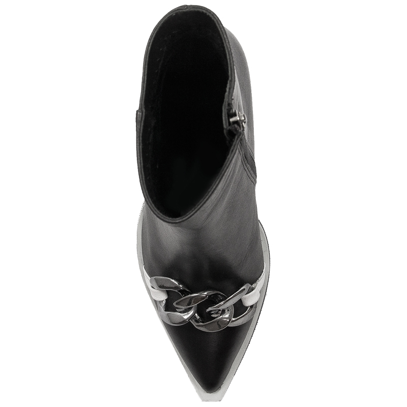Leather Boccato boots on the Black post