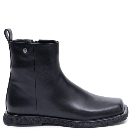Maciejka Women's Leather Ankle Boots with Zipper Black K7670-01/00-7