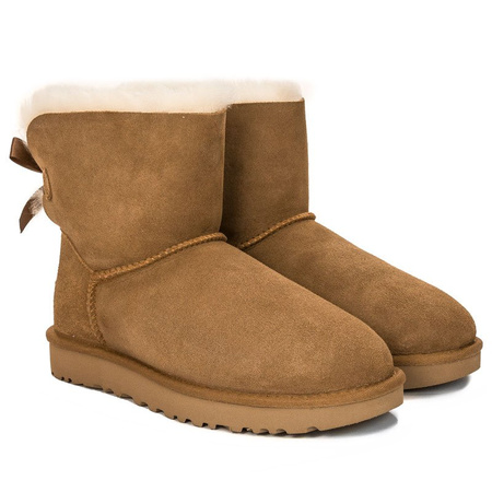 UGG 1016501 Mini Bailey Bow II Chestnut Boots