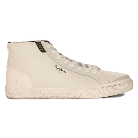 Pepe Jeans Sneakersy buty męskie Kenton Vintage white białe