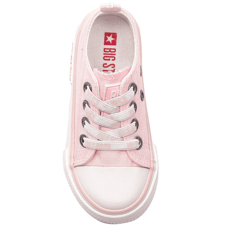 Big Star Trampki dziecięce dziewczęce Pink różowe