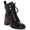 D&A Women's boots ankle boots black lacquered