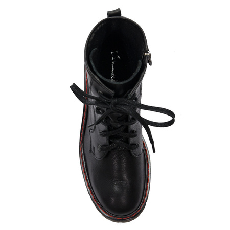 Maciejka 1609B-01/00-6 Black Lace-up Boots