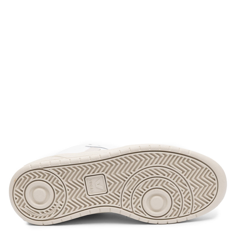 Veja Sneakersy damskie skórzane wysokie White Natural białe